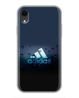 Чехол для iPhone Xr с картинкой «Adidas Water Drops»