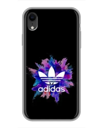 Чехол для iPhone Xr с картинкой «Взрыв красок Adidas» Чехол для iPhone Xr с картинкой «Взрыв красок Adidas»