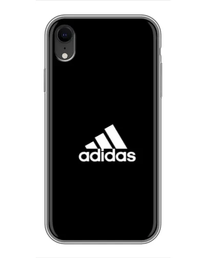 Чехол для iPhone Xr с картинкой «Черная классика Adidas» Чехол для iPhone Xr с картинкой «Черная классика Adidas»