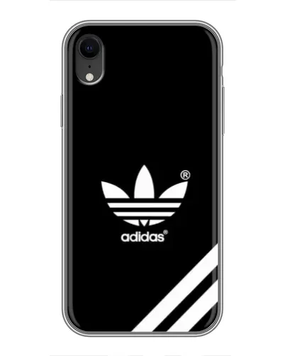 Чехол для iPhone Xr с картинкой «Adidas с диагональными полосами» Чехол для iPhone Xr с картинкой «Adidas с диагональными полосами»