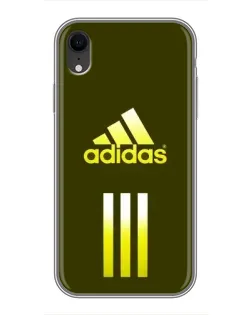 Чехол для iPhone Xr с картинкой «Оливковый градиент Adidas»
