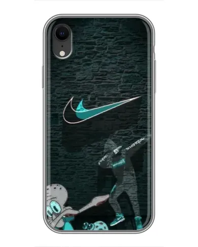 Чехол для iPhone Xr с картинкой «Спортивный арт Nike» Чехол для iPhone Xr с картинкой «Спортивный арт Nike»