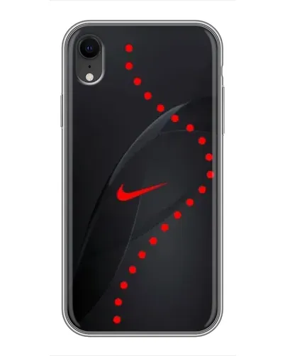 Чехол для iPhone Xr с картинкой «Абстрактный дизайн Nike» Чехол для iPhone Xr с картинкой «Абстрактный дизайн Nike»
