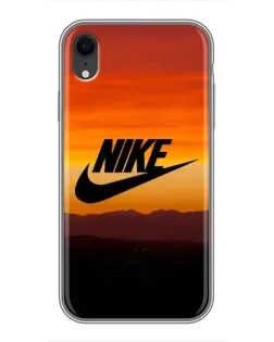 Чехол для iPhone Xr с картинкой «Nike — вечерний горизонт»