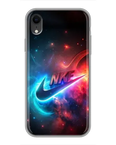 Чехол для iPhone Xr с картинкой «Огненный логотип Nike» Чехол для iPhone Xr с картинкой «Огненный логотип Nike»
