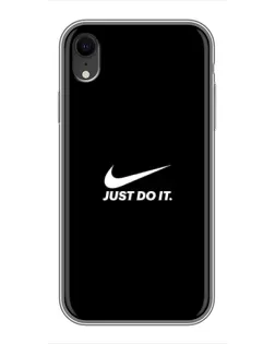 Чехол для iPhone Xr с картинкой «Минимализм от Nike»
