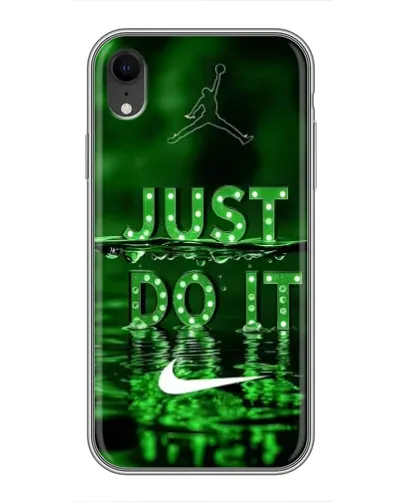 Чехол для iPhone Xr с картинкой «Зеленый неоновый Nike» Чехол для iPhone Xr с картинкой «Зеленый неоновый Nike»