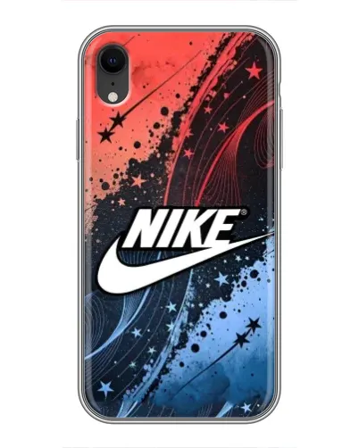 Чехол для iPhone Xr с картинкой «Градиентный принт Найк» Чехол для iPhone Xr с картинкой «Градиентный принт Найк»