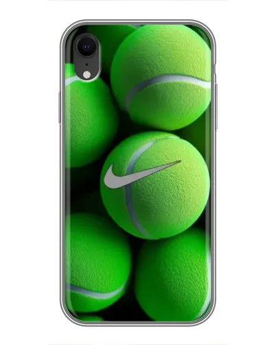 Чехол для iPhone Xr с картинкой «Теннисные мячи Найк» Чехол для iPhone Xr с картинкой «Теннисные мячи Найк»