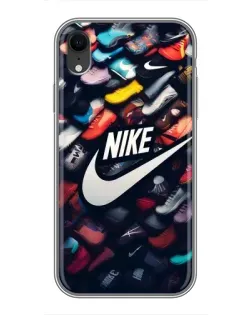 Чехол для iPhone Xr с картинкой «Коллекция кроссовок Nike»