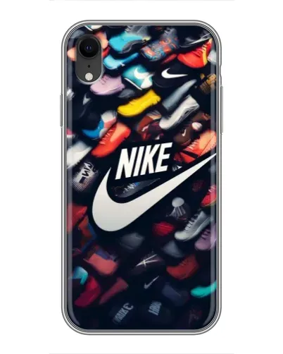 Чехол для iPhone Xr с картинкой «Коллекция кроссовок Nike» Чехол для iPhone Xr с картинкой «Коллекция кроссовок Nike»