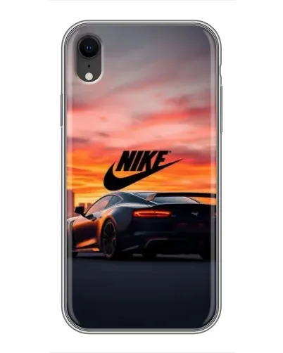 Чехол для iPhone Xr с картинкой «Nike и суперкар» Чехол для iPhone Xr с картинкой «Nike и суперкар»