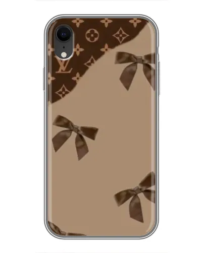 Чехол для iPhone Xr с картинкой «LV — кофейный атлас» Чехол для iPhone Xr с картинкой «LV — кофейный атлас»