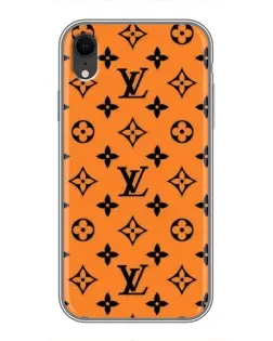 Чехол для iPhone Xr с картинкой «Оранжевый стиль LV»