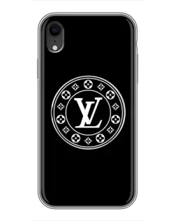 Чехол для iPhone Xr с картинкой «LV — печать стиля»