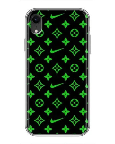 Чехол для iPhone Xr с картинкой «Неоновый принт LV» Чехол для iPhone Xr с картинкой «Неоновый принт LV»