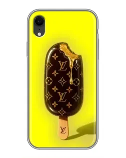 Чехол для iPhone Xr с картинкой «Мороженое от LV»