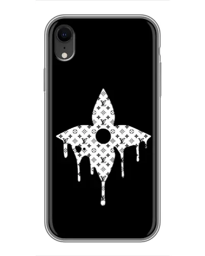 Чехол для iPhone Xr с картинкой «Цветочная монограмма» Чехол для iPhone Xr с картинкой «Цветочная монограмма»