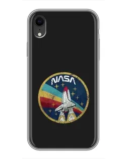 Чехол для iPhone Xr с картинкой «NASA — эмблема миссии» Чехол для iPhone Xr с картинкой «NASA — эмблема миссии»