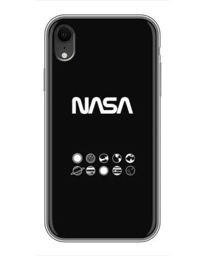 Чехол для iPhone Xr с картинкой «NASA — технический принт» Чехол для iPhone Xr с картинкой «NASA — технический принт»