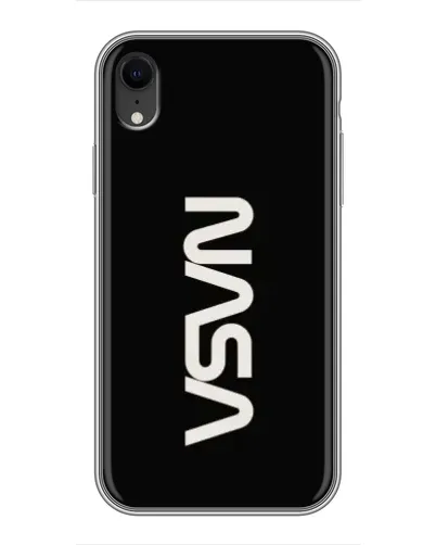 Чехол для iPhone Xr с картинкой «NASA — вертикальный логотип» Чехол для iPhone Xr с картинкой «NASA — вертикальный логотип»