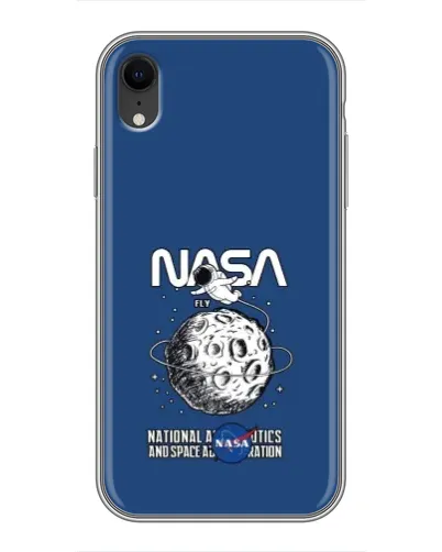 Чехол для iPhone Xr с картинкой «NASA — лунная миссия» Чехол для iPhone Xr с картинкой «NASA — лунная миссия»
