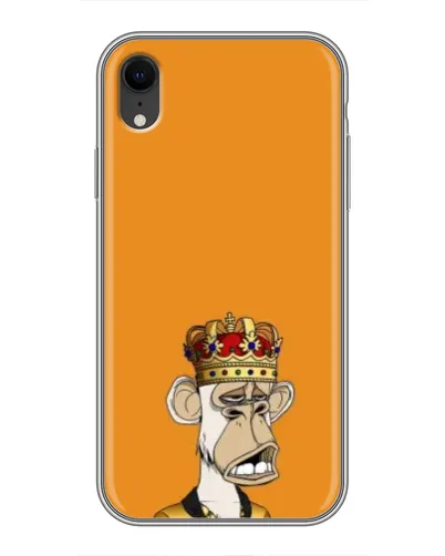 Чехол для iPhone Xr с картинкой «Золотая обезьяна Bored Ape» Чехол для iPhone Xr с картинкой «Золотая обезьяна Bored Ape»