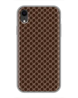 Чохол для iPhone Xr з картинкою «Gucci — шоколадна сітка» Чохол для iPhone Xr з картинкою «Gucci — шоколадна сітка»