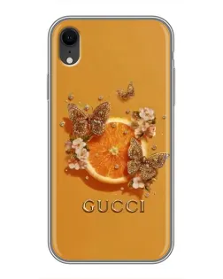 Чохол для iPhone Xr з картинкою «Gucci — золоті метелики» Чохол для iPhone Xr з картинкою «Gucci — золоті метелики»