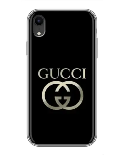 Чехол для iPhone Xr с картинкой «Gucci — золото на черном» Чехол для iPhone Xr с картинкой «Gucci — золото на черном»