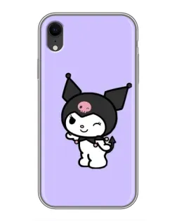 Чохол для iPhone Xr з картинкою «Класична Kuromi» Чохол для iPhone Xr з картинкою «Класична Kuromi»
