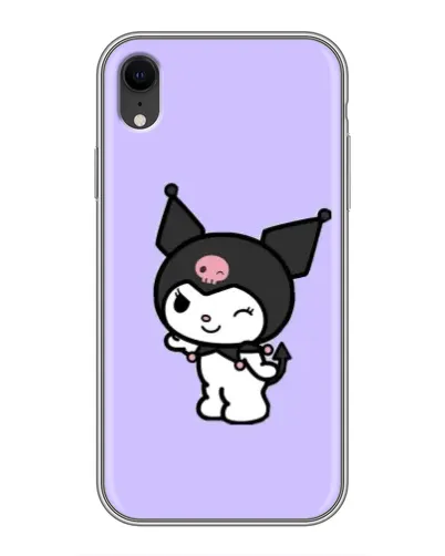 Чохол для iPhone Xr з картинкою «Класична Kuromi» Чохол для iPhone Xr з картинкою «Класична Kuromi»