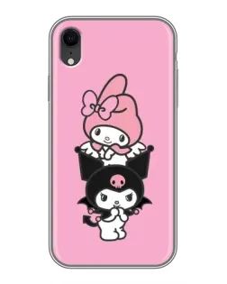 Чохол для iPhone Xr з картинкою «My Melody та Kuromi» Чохол для iPhone Xr з картинкою «My Melody та Kuromi»