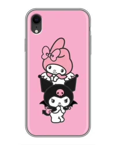 Чохол для iPhone Xr з картинкою «My Melody та Kuromi» Чохол для iPhone Xr з картинкою «My Melody та Kuromi»