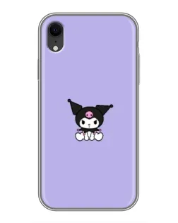 Чохол для iPhone Xr з картинкою «Kuromi — фіолетовий мінімалізм» Чохол для iPhone Xr з картинкою «Kuromi — фіолетовий мінімалізм»