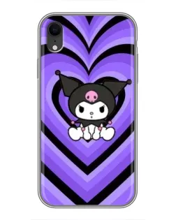 Чохол для iPhone Xr з картинкою «Kuromi та фіолетові серця» Чохол для iPhone Xr з картинкою «Kuromi та фіолетові серця»