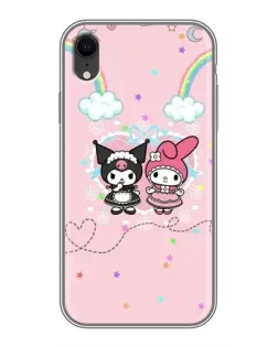 Чохол для iPhone Xr з картинкою «My Melody та Kuromi» Чохол для iPhone Xr з картинкою «My Melody та Kuromi»