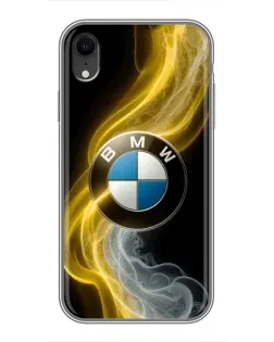 Чохол для iPhone Xr з картинкою «Золотистий дим BMW» Чохол для iPhone Xr з картинкою «Золотистий дим BMW»