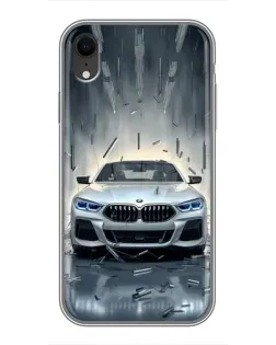 Чохол для iPhone Xr з картинкою «BMW у світлі фар» Чохол для iPhone Xr з картинкою «BMW у світлі фар»