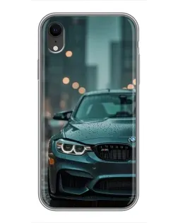 Чохол для iPhone Xr з картинкою «BMW у вогнях міста» Чохол для iPhone Xr з картинкою «BMW у вогнях міста»