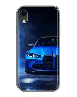 Чохол для iPhone Xr з картинкою «Блакитна BMW M4» Чохол для iPhone Xr з картинкою «Блакитна BMW M4»