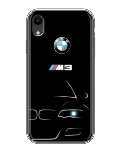 Чохол для iPhone Xr з картинкою «Мінімалістичний принт BMW M3»