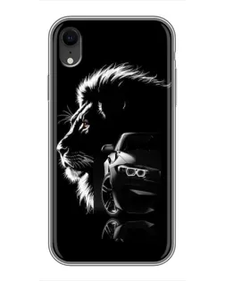 Чохол для iPhone Xr з картинкою «BMW та лев» Чохол для iPhone Xr з картинкою «BMW та лев»