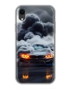 Чохол для iPhone Xr з картинкою «BMW у диму» Чохол для iPhone Xr з картинкою «BMW у диму»