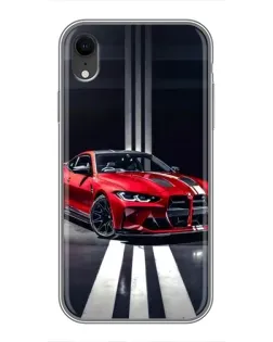 Чохол для iPhone Xr з картинкою «Червона BMW на дорозі» Чохол для iPhone Xr з картинкою «Червона BMW на дорозі»