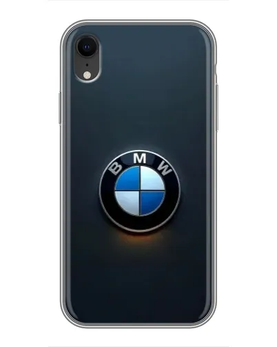 Чохол для iPhone Xr з картинкою «Логотип BMW — мінімалізм»