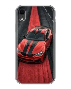 Чохол для iPhone Xr з картинкою «BMW на червоній доріжці» Чохол для iPhone Xr з картинкою «BMW на червоній доріжці»