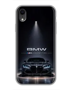 Чохол для iPhone Xr з картинкою «BMW крізь нічне місто» Чохол для iPhone Xr з картинкою «BMW крізь нічне місто»