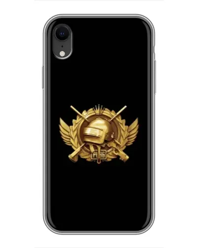 Чехол для iPhone Xr с картинкой «PUBG — оранжевый градиент»