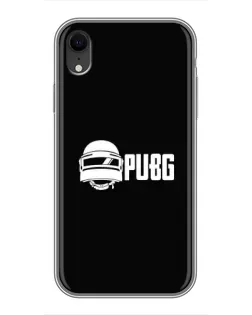 Чехол для iPhone Xr с картинкой «PUBG — классический лого»